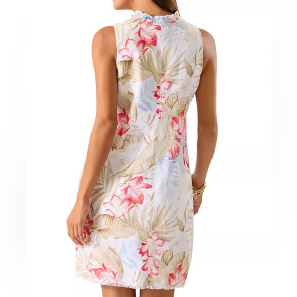 Tommy Bahama Delicate Flora Linen Dress size Small - Picture 3 of 11